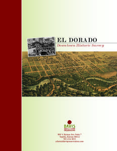 EL DORADO Downtown Historic Survey 909 ½ Kansas Ave, Suite 7 Topeka, Kansas[removed]5053