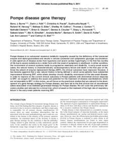 HMG Advance Access published May 4, 2011 Human Molecular Genetics, 2011 doi:[removed]hmg/ddr174 R1–R8