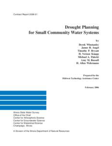 Contract Report[removed]Drought Planning for Small Community Water Systems by Derek Winstanley
