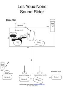 Les Yeux Noirs Sound Rider Stage Plot Monitor 5  230V