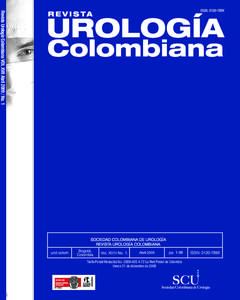 Revista Urología Colombiana VOL XVII Abril[removed]No. 1 Vol. XVIII No. 1.