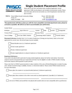 APPLICATION FOR ADMISSION-INTERNATIONAL STUDENTS