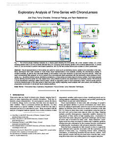 Author manuscript, published in IEEE Transactions on Visualization and Computer Graphics, 17(12), pp[removed], 2011. DOI: [removed]TVCG[removed]Exploratory Analysis of Time-Series with ChronoLenses Jian Zhao, Fanny Che