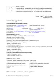 Avviso di gara – Settori speciali - FORNITURA E POSA IN OPERA DI SEGNALETICA VERTICALE INTERA RETE AZIENDALE - RAMO DI MILANO ED ISEO - CIG: IT-MILANO