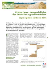 Télécharger les données au format tableur  Numéronovembre 2015 Productions commercialisées des industries agroalimentaires