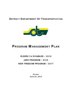 Government of Detroit /  Michigan / DM1 / Detroit / Geography of Michigan / Michigan / Detroit Department of Transportation