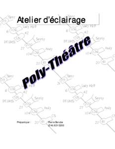 Atelier d’éclairage  Préparé par : Pierre Berube