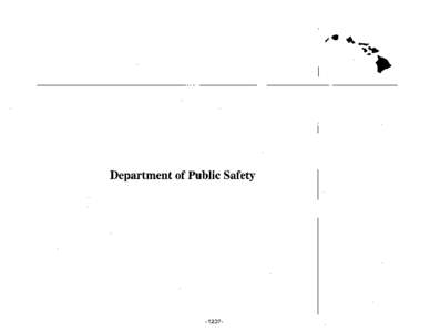 Department of Public Safety[removed]- STATE OF HAWAII DEPARTMENT OF PUBLIC SAFETY