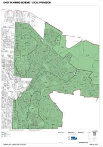 KNOX PLANNING SCHEME - LOCAL PROVISION  Dan den ong DORCAS