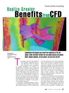 Fluids/Solids Handling  Realize Greater Benefits from CFD