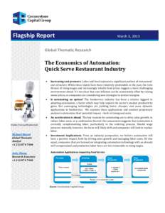 Flagship Report  March 3, 2015 Global Thematic Research