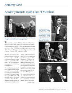 Academy News  Academy Inducts 230th Class of Members