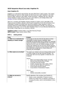 Microsoft Word - wizard Kingfisher_Case_study_writeup.doc