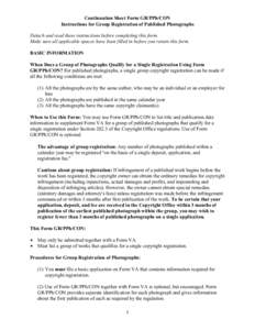 Continuation Sheet Form GR/PPh/CON