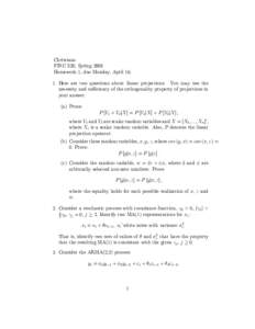 Algebra / Mathematics / Covariance and correlation / Mathematical analysis / Algebra of random variables / Linear algebra / Matrix theory / Covariance / Variance / Eigenvalues and eigenvectors