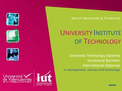 INSTITUT UNIVERSITAIRE DE TECHNOLOGIE  UNIVERSITY INSTITUTE