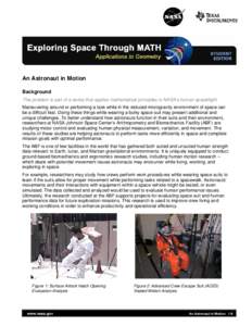 TI-Nspire series / International Space Station / Cartesian coordinate system / Astronaut / Translation / Advanced Crew Escape Suit / Transformation / Spaceflight / Human spaceflight / Space suit