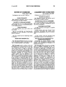 House of Commons Debates / Débats de la Chambre des communes - 1st Parliament, 3rd Session / 1re législature, 3e session[removed]