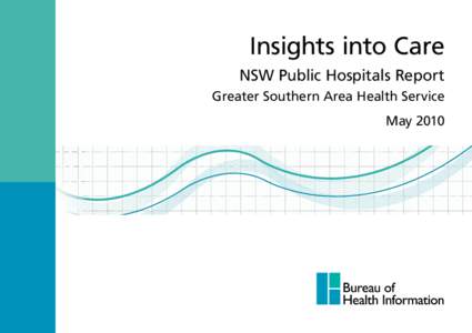 Insights into Care NSW Public Hospitals Report Greater Southern Area Health Service May 2010  RESULTS BY PUBLIC HOSPITAL IN greater southern
