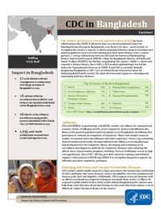 HIV/AIDS  CDC in Bangladesh Factsheet The Centers for Disease Control and Prevention (CDC) has been