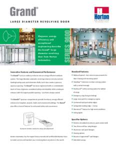 Grand  ® Elegance, energy efficiency and