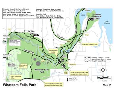 Whatcom Falls Trail Map - City of Bellingham, WA