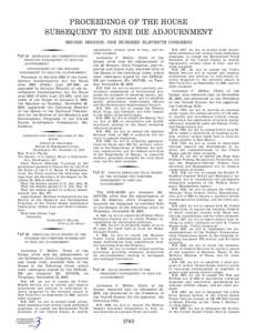 United States House Oversight Subcommittee on Federal Workforce /  U.S. Postal Service and Labor Policy / 111th United States Congress / Consolidated Natural Resources Act / Law