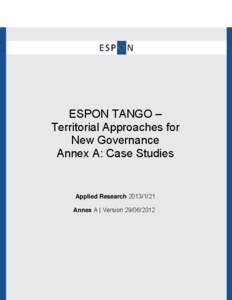 Microsoft Word - ESPON TANGO Case Study Annex A_final.doc
