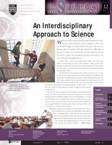 issue  1.2 Advancing Research and Teaching in the