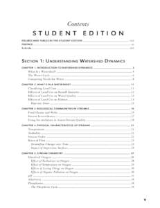 Contents S TUDENT EDITION FIGURES AND TABLES IN THE STUDENT EDITION ........................................................................................ viii PREFACE ..................................................