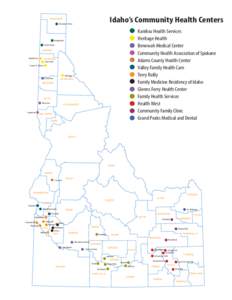 Idaho’s Community Health Centers  BOUNDARY Bonners Ferry