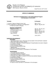 Philippine Association of State Universities and Colleges / Naawan /  Misamis Oriental / Mindanao State University / Education in the Philippines / Higher education in the Philippines / Philippines