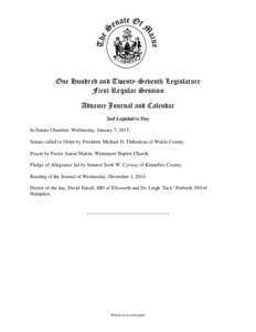 Election recount / Elections / Maine Senate