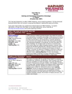 David B. Yoffie / Resource-based view / Harvard Business School / Walmart / Competitive advantage / Competitor analysis / Diversification / Marketing / Porter five forces analysis / Business / Management / Strategic management