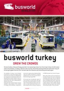busworld NEWSLETTER Inside the ultra-modern Mercedes-Benz factory near Istanbul.  busworld turkey