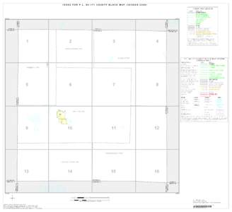 INDEX FOR P.L[removed]COUNTY BLOCK MAP (CENSUS[removed]INDEX MAP LEGEND SYMBOL NAME STYLE