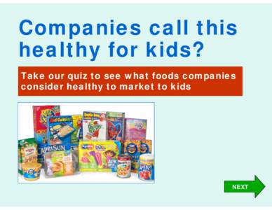 Microsoft PowerPoint - What does the food industry consider healthy Quiz.ppt [Compatibility Mode]