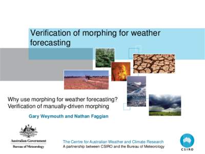 Oceanography / Meteorology / Air dispersion modeling / Commonwealth Scientific and Industrial Research Organisation / Weather forecasting / Escafil device / Science / Climate of Australia / Atmospheric sciences