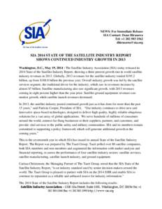 Microsoft Word - SIA Press Release[removed]SSIR[removed]FINAL