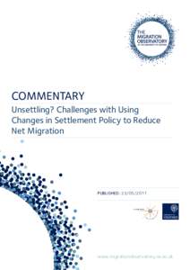 Population / Human geography / Ethology / International migration / Indefinite leave to remain / Immigration / Immigration to the United Kingdom since / Immigration to Australia / Human migration / Immigration to the United Kingdom / Demography