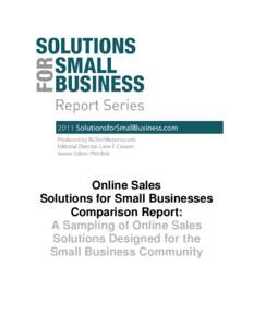 Microsoft Word - SFSB Online Sales Tools Comparison Report