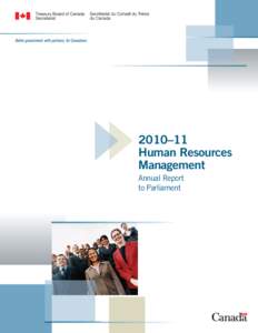 2010–11 Human Resources Management Annual Report to Parliament