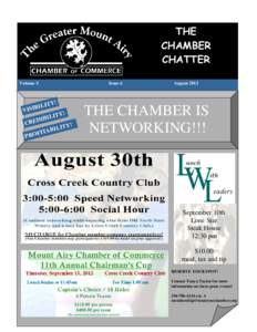 THE CHAMBER CHATTER Volume 5  !