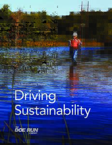 2011 Sustainability Report  Driving Sustainability  Driving Sustainability, the theme of our 2011 Sustainability Report, reflects
