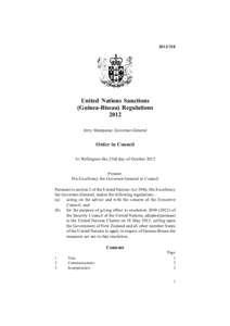 [removed]United Nations Sanctions (Guinea-Bissau) Regulations 2012 Jerry Mateparae, Governor-General