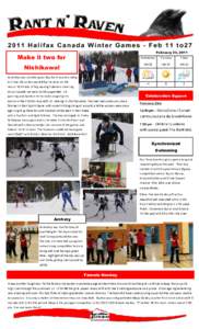 Canada Games / Tournament of Hearts / Arctic Winter Games / Sports / Multi-sport events / Beaufort Sea / Yukon