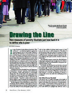 C O V E R  S T O R Y Since the recession, long lines are the norm at many agencies that provide assistance