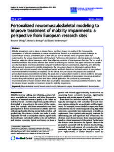 Fregly et al. Journal of NeuroEngineering and Rehabilitation 2012, 9:18 http://www.jneuroengrehab.com/contentJNER  REVIEW