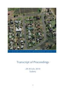 Transcript of Proceedings[removed]July 2010 Sydney 1