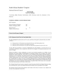 Microsoft Word - SASCO 16TH NATIONAL CONGRESS Discussion Document.doc